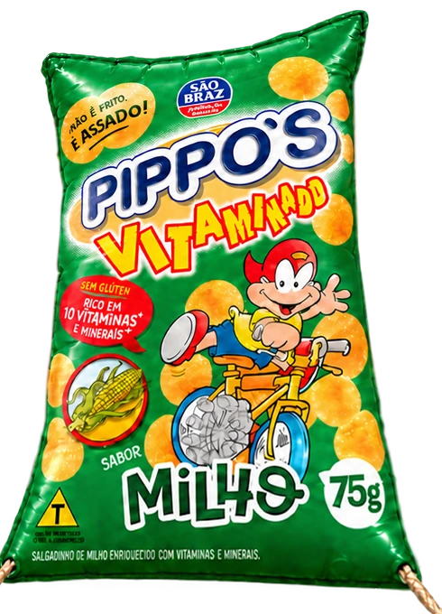 Embalagem gigante de Pippo’s